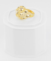 Yellow Gold Ring 21K , YGRING0246, Weight: 5.1g