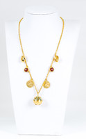 YELLOW GOLD NECKLACE, 21K, Weight:17.1g, YGNECKLACE21K086