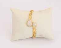 YELLOW GOLD BRACELET, 21K, Weight:41g, YGBRAC395