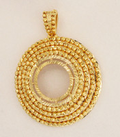YELLOW GOLD FRAME PENDANT, 21K, Weight:36.4g, YGPEND0397