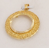 YELLOW GOLD FRAME PENDANT, 21K, Weight:6.2g, YGPEND0400