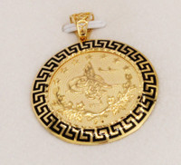 YELLOW GOLD PENDANT, 21K, Weight:8g, YGPEND0410