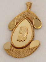 YELLOW GOLD PENDANT, 21K, Weight:10.1g, YGPEND0407