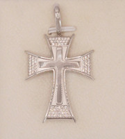 WHITE GOLD CROSS, WGCROSS011, 18K, Weight: 10.2g