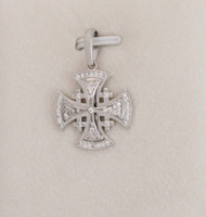 WHITE GOLD CROSS, WGCROSS017, 18K, Weight: 3.7g