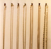 YELLOW GOLD CHAINS, YGCHAIN063, 21K, Size:Large Weight:0g