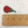 Red Rose Patch Embroidered Iron On Patches - Small - Wildflower Co