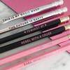 Feminist AF Fancy Pencil Pack - Holographic & Pink - The Future is Nasty - Magic Wand - Babe with the Power - Rebel with a Cause - GRL PWR - Wildflower + Co 