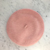 Blush Pink Beret Hat - Wool - Wildflower + Co.