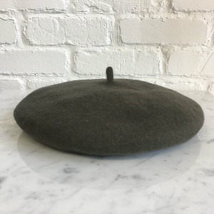 Military Green Beret Hat - Wool - Wildflower + Co.