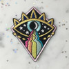 Cosmic Aura Rainbow Eye Embroidered Patch - Wildflower Co
