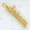 JW00019 Dream Charm Pendant - Brushed Gold - Wildflower.Co - Main