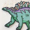 Crystal Stegosaurus Dinosaur Embroidered Patch Iron On Patches Flair - Wildflower + Co 