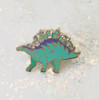 Crystal Stegosaurus Dinosaur Enamel Pin - Flair - Wildflower Co 