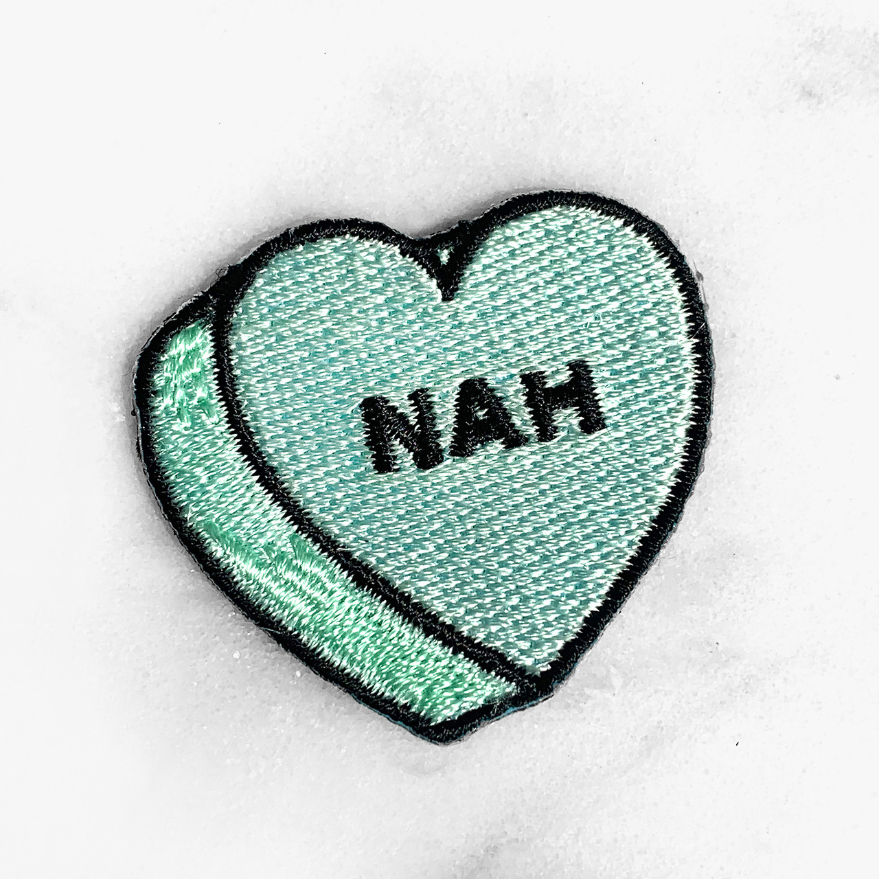 Nah Candy Heart Patch - Iron On