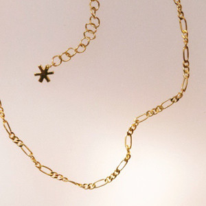 Figaro Anklet - Gold - Wildflower + Co. Jewelry (1)