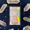 PC00053-HOL-OS Tarot Card Sticker - Holographic Vinyl - The Lovers - Wildflower + Co. Stickers (5)