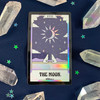 PC00058-HOL-OS Tarot Card Sticker - Holographic Vinyl - The Moon The Lovers The Empress The Star The Sun Strength Justice - Wildflower + Co. Stickers