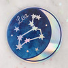 LEO - Zodiac Sticker - Star Sign Constellation - Moon & Star - Sky - Astrology - Astronomy - Holographic Vinyl - Stickers for Laptop Water Bottle - Wildflower + Co. - Indiv Sticker -  (9)