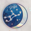 VIRGO - Zodiac Sticker - Star Sign Constellation - Moon & Star - Sky - Astrology - Astronomy - Holographic Vinyl - Stickers for Laptop Water Bottle - Wildflower + Co. - Indiv Sticker -  (12)