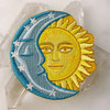 Sun moon Stars Patch - Embroidered Patches - Astrology Celestial Astronomy - Wildflower + Co. DIY
