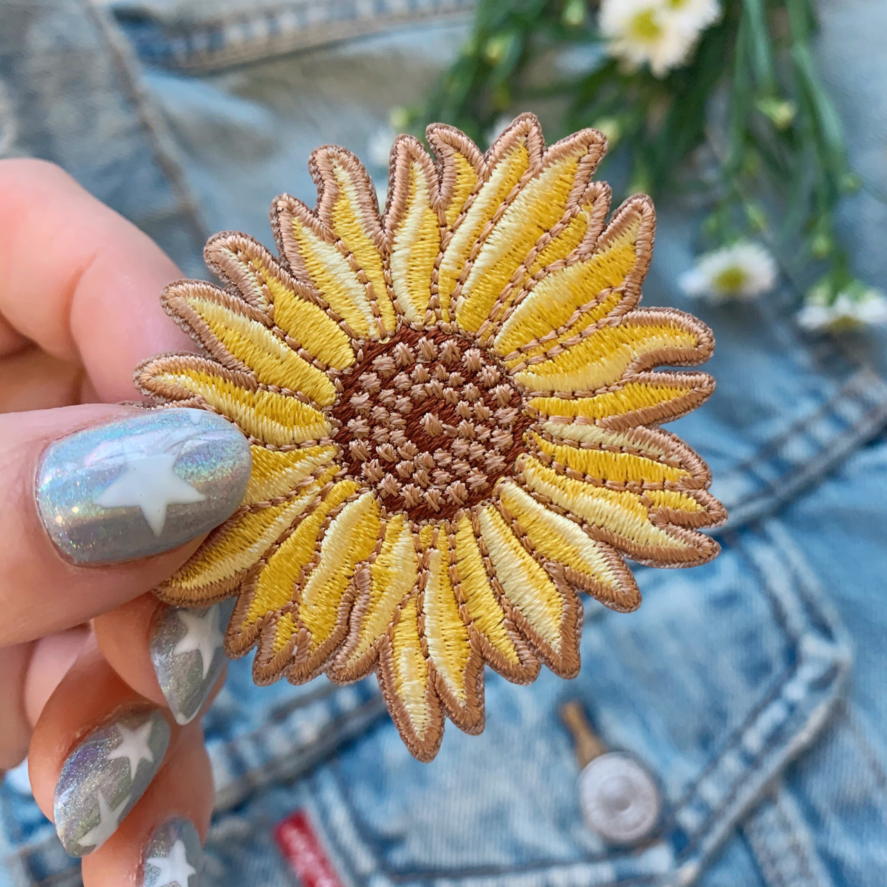 Sunflower Patch Iron On Yellow Flower Wildflower + Co.