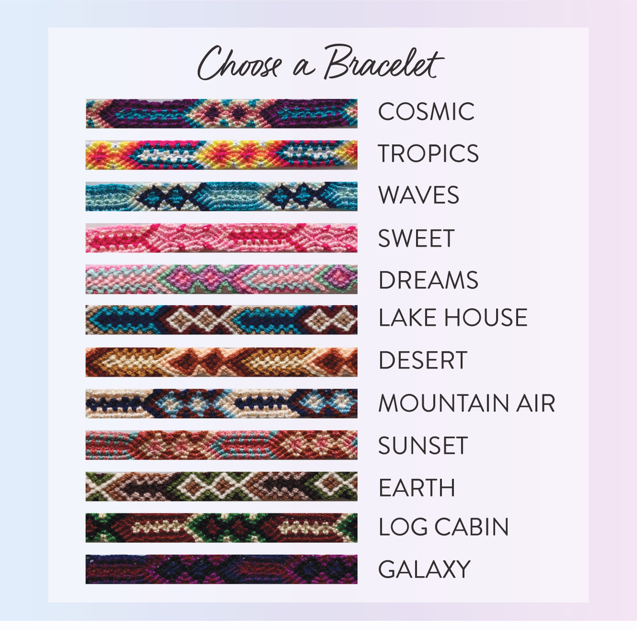 Friendship Bracelet | Sunset - Coral Aqua | Wildflower + Co.