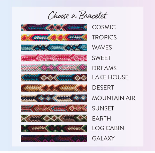 Friendship Bracelet Choice Of Color Wildflower Co