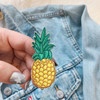 Pineapple Patch - Embroidered Iron On Patches - Yellow Green - Tropical Fruit - Wildflower + Co. DIY (5)