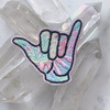 Hang Loose Surfer Hand Patch -Embroidered Iron On Patches - Tie Dye - Pastel - Beach - Ocean Surf Surfer - Wildflower + Co. DIY (2)