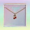 cherry necklace - wildflower + co