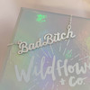 Bad Bitch Necklace Nameplate - Sterlling Silver - That Bitch - Wildflower + Co. Jewelry Gifts (6)