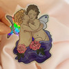PC00071-HOL-OS Cherub Sticker, Holographic - Holographic Vinyl - Stickers for Laptop Water Bottle Phone Case - Wildflower + Co.
