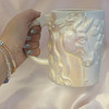 Unicorn Mug - Make Magic - Magic Maker - Cute Funny Mug - White Iridescent - XL Large Oversize - Wildflower + Cup (1)