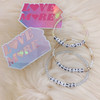 Care Packages Social Distancing - Custom Bracelet Love More Sticker Connected Feelings Love Miss You Enamel Pin Iron On Patch - Wildflower + Co (1)