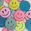 TR00403-ALL-OS Smiley Face Iron On Patch - Embroidered Patches for Jackets - Yellow Pink Mint Purple Blue Happy Faces -  Wildflower + Co. DIY - VSCO