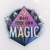 Make Your Own Magic Sticker - Glitter Holographic Vinyl - blue lilac purple - Stickers for Laptop Water Bottle Phone Case - Wildflower + Co 