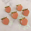 AC00148-GLD-OS - Peach pin - Peach enamel pin - Cute pin - Pins for jackets - Wildflower + Co. - VSCO
