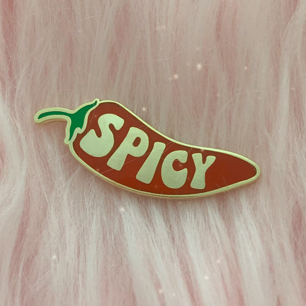 Spicy Pepper Enamel Pin Hard Enamel Wildflower Co