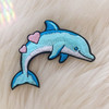 TR00477-MLT-OS - Dolphin Patch, Patches, Patch, Iron On, Iron On Patches, Patches for Jackets, Embroidered Patches, Animal Patch, Cute Patch