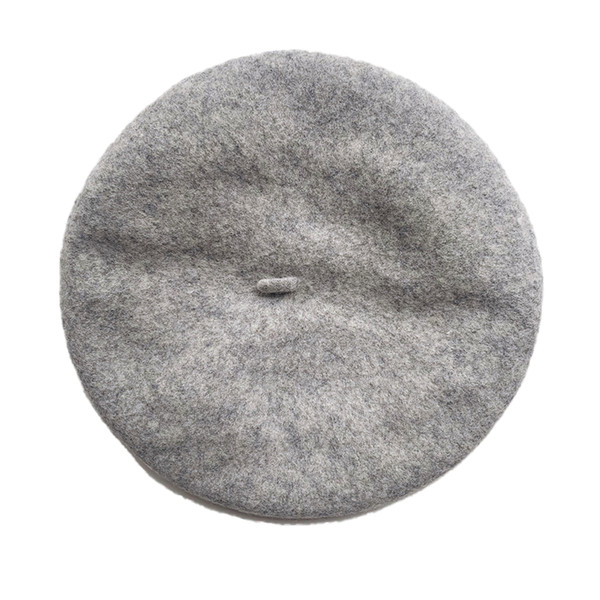 Wildflower + Co. Wool Beret Hat | Black Pink Red Lilac Wine
