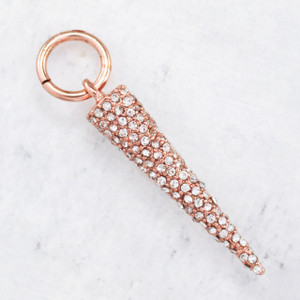 JW00042 Pave Spike - Rose Gold - Wildflower.Co - Main