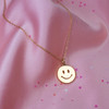 Smiley Necklace - Cute Jewelry - Wildflower + Co (1)