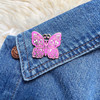 AC00253-PNK-OS Fluttering Heart Butterfly Enamel Pin - Fairy - Fairycore - Wildflower + Co (2)