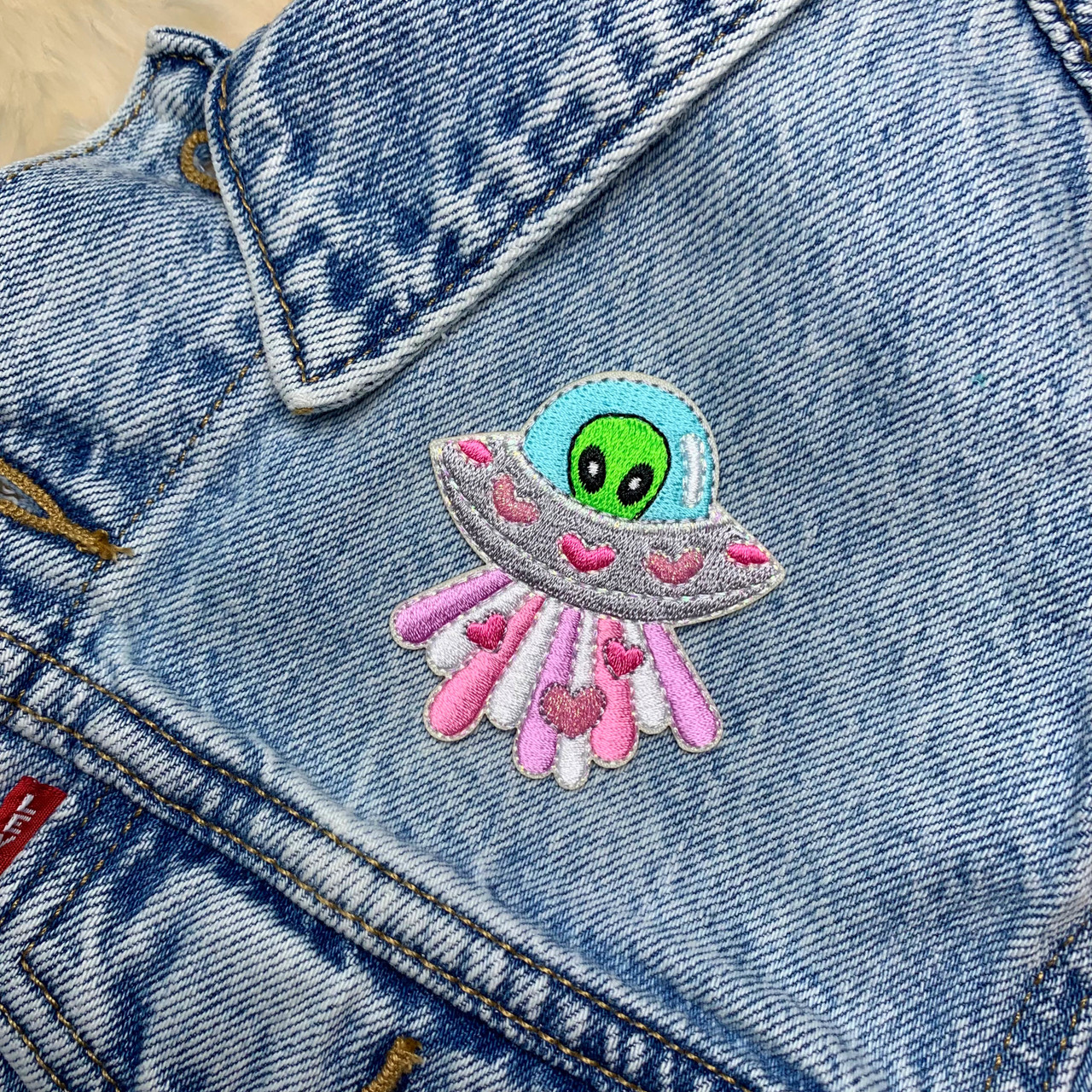 eimylove♡ Love UFO + Alien Embroidered Patch | Wildflower + Co.
