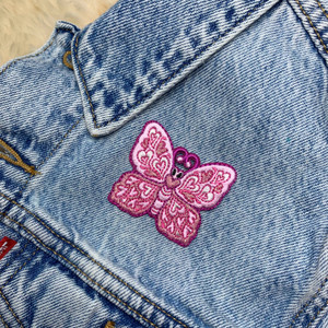 Heart Butterfly Patch, All Colors