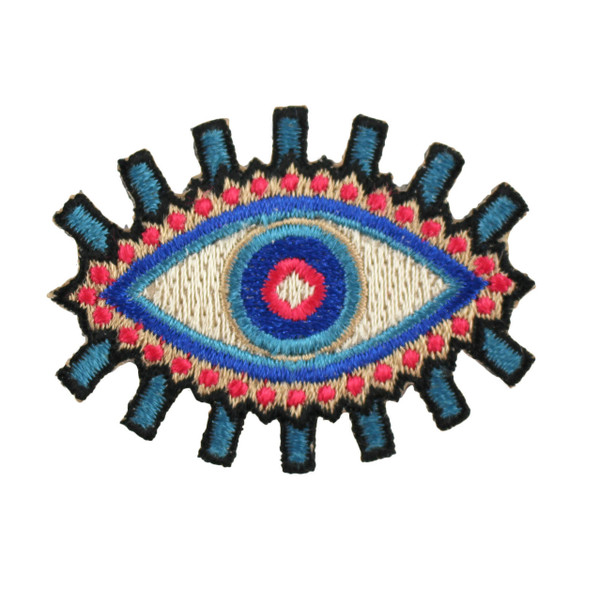 Evil Eye Patch - Patches - Iron On Patch - Embroidered Patch - Blue
