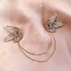 AC00348-MLT-OS - Angel Wing Enamel Pins - Collar Pins w_ Chain - Biblically Accurate Angel - Seraphim - Ophanim Angel Pins - Angelcore - Gold Collar Chain - Wildflower + Co