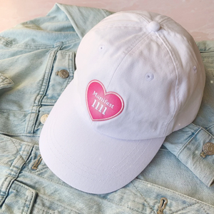Baseball Hat - ANGEL # HEART Patch & Choice of Hat Color