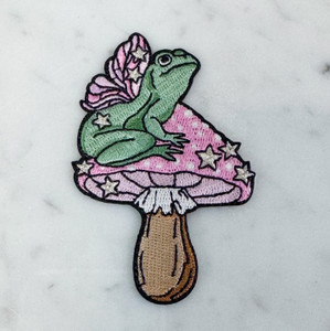 Mushroom Frog Fairy Patch